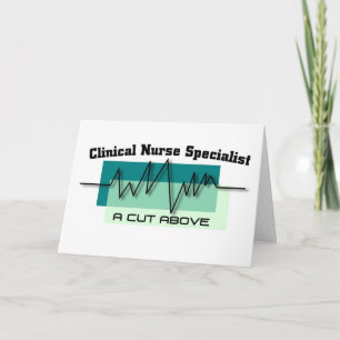 Carte Félicitations à la spécialiste en soins infirmiers