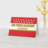 Carte Félicitations à l'Académie de la Force aérienne St (Fleur jaune)