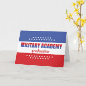 Carte Félicitations à l'Académie Militaire (Fleur jaune)