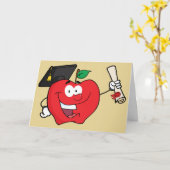 Carte Félicitations à l'acceptation de l'école secondair (Fleur jaune)