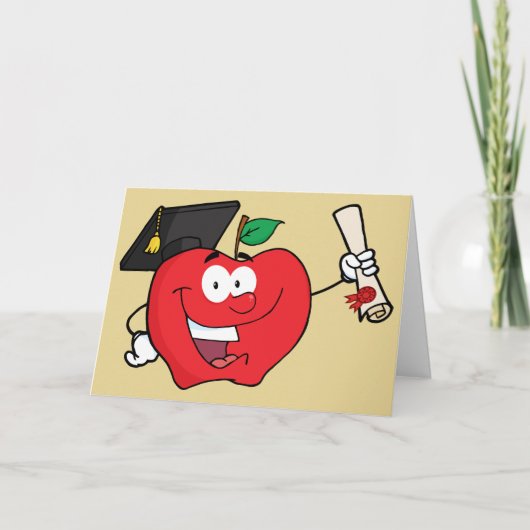 Carte Félicitations à l'acceptation de l'école secondair (Devant)