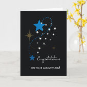Carte Félicitations à l'anniversaire de l'employé Stars (Fleur jaune)