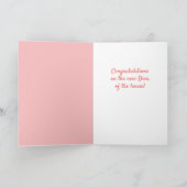 Carte Félicitations à l'arrivée de Baby Girl Diva (Intérieur)