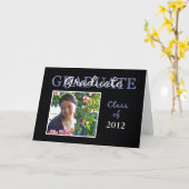 Carte Félicitations à l'Carte photo de reconnaissance de (Fleur jaune)