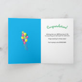 Carte Félicitations à l'Escalade échelle de succès (Intérieur)