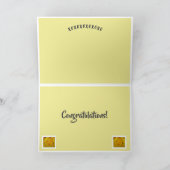 Carte Félicitations à l'examen (Intérieur)