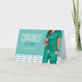 Carte Félicitations à l'infirmière diplômée (Devant)