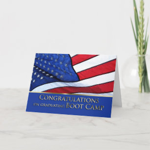 Carte Félicitations à l'obtention du diplôme de camp de