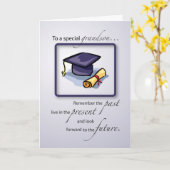 Carte Félicitations à l'obtention du diplôme de Grand-fi (Fleur jaune)