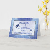 Carte Félicitations à ma petite-fille, Génie Graduation (Fleur jaune)