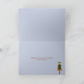 Carte Félicitations à New Home Birdhouses & Snow (Intérieur)