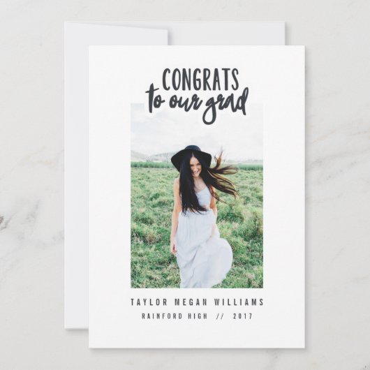 Carte félicitations à notre groupe (image recadrée) (Devant)