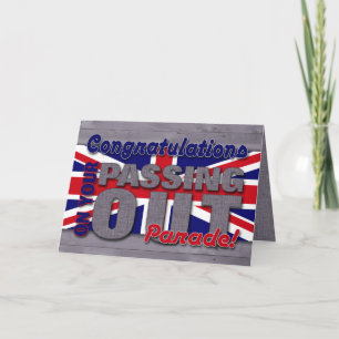 Carte Félicitations à Passout Parade, Union Jack