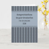 Carte Félicitations à Retro Son (Fleur jaune)