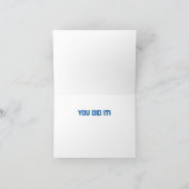 Carte Félicitations à Runner (Intérieur)