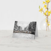 Carte Félicitations à Runner (Fleur jaune)