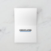 Carte Félicitations à Runner (Intérieur)