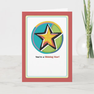 Carte Félicitations à Shining Star