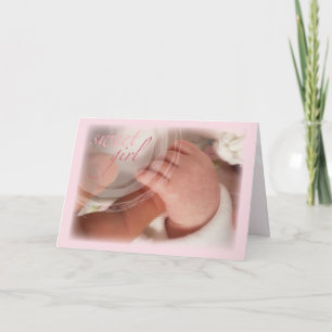 Carte Félicitations à Sweet Baby Girl
