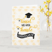 Carte Félicitations à Tassel Worth t (Fleur jaune)