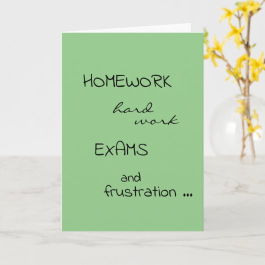 Carte Félicitations à Touching Graduation (Fleur jaune)