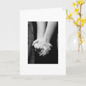 Carte Félicitations à votre fiançailles (Fleur jaune)