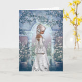 Carte Félicitations à votre Mariage avec Summer Bride (Fleur jaune)