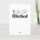 Carte Félicitations à votre Mariage, M. et Mme. (Dos)