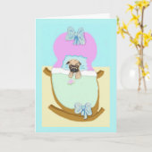 Carte Félicitations à votre nouveau chiot (Fleur jaune)