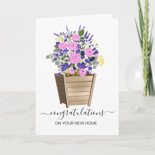 Carte félicitations à votre nouvel agent immobilier (Devant)