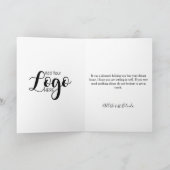 Carte félicitations à votre nouvel agent immobilier (Intérieur)