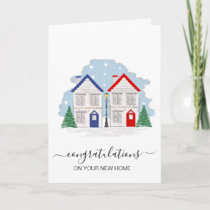 Carte félicitations à votre nouvel agent immobilier