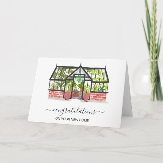 Carte félicitations à votre nouvel agent immobilier (Devant)