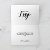 Carte félicitations à votre nouvel agent immobilier (Intérieur)