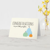 Carte Félicitations À Votre Petit Citrouille (Fleur jaune)