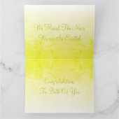 Carte Félicitations À Vous Deux Pour Votre Grossesse (Intérieur)