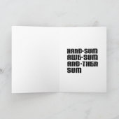 Carte Félicitations amusantes et inspirantes (Intérieur)