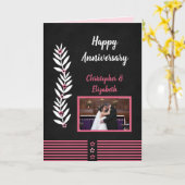 Carte Félicitations Anniversaire photo salutation (Fleur jaune)