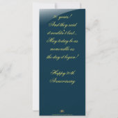 Carte Félicitations au 20e anniversaire (Dos)