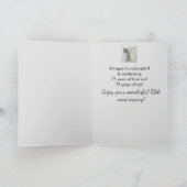 Carte Félicitations au 75e anniversaire Hummingbird (Intérieur)
