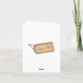 Carte Félicitations au baptême du Christ (Dos)