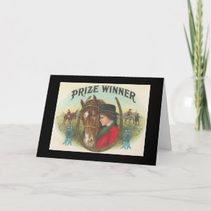Carte Félicitations au gagnant du prix pour votre victoi