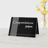 Carte Félicitations au Mariage GODSON (Fleur jaune)