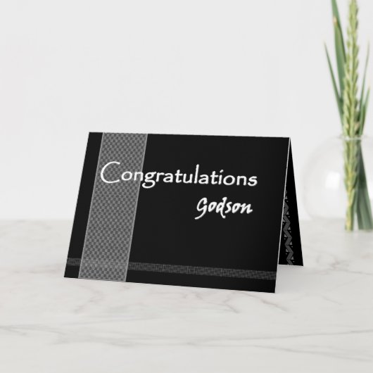 Carte Félicitations au Mariage GODSON (Devant)