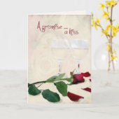 Carte Félicitations au Rose mariage (Fleur jaune)