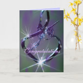 Carte Félicitations aux colibris - ou à toute ocassion (Fleur jaune)