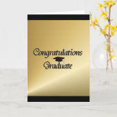 Carte Félicitations aux diplômés (Fleur jaune)