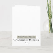 Carte Félicitations aux diplômés (Dos)