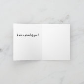 Carte Félicitations aux diplômés (Intérieur)