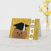 Carte Félicitations aux diplômés de 2016 (Fleur jaune)